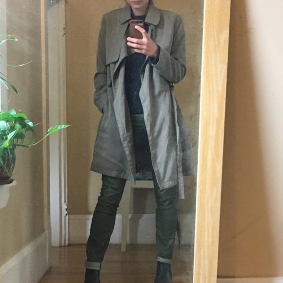 Banana Republic Soft Trench Coat 